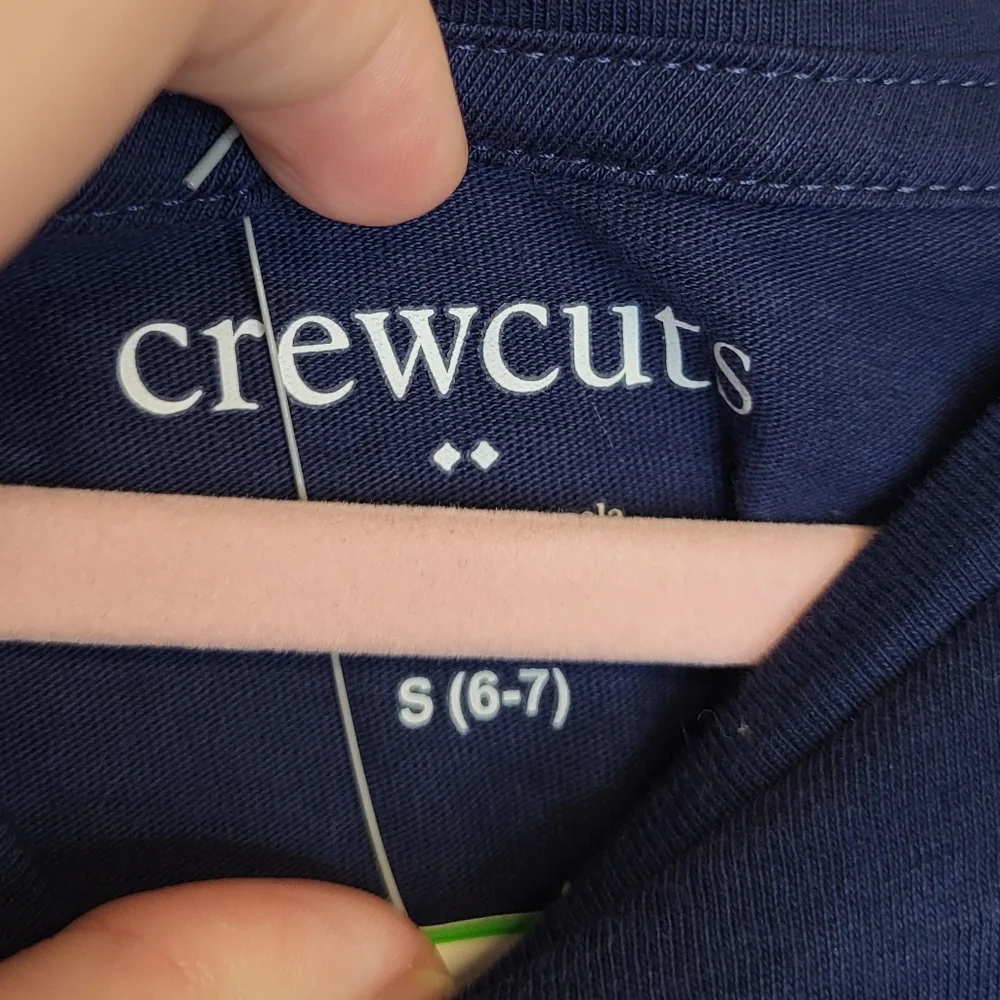 Girl's J Crew Crew Cuts T Shirt 6 - 7   French Bulldog